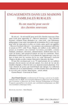 Engagements dans les maisons familiales rurales