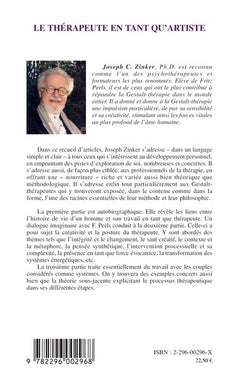 Le thérapeute en tant qu'artiste: Ecrits de 1975 à 2001