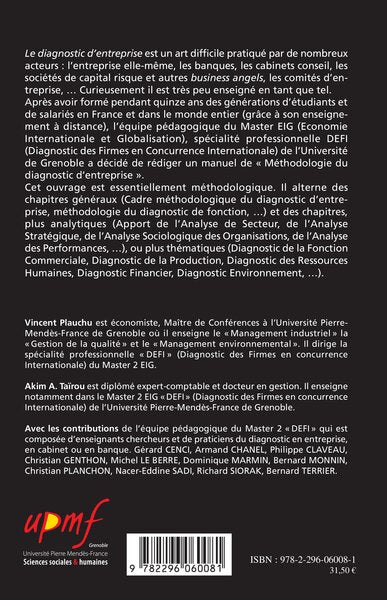 Méthodologie du diagnostic d'entreprise