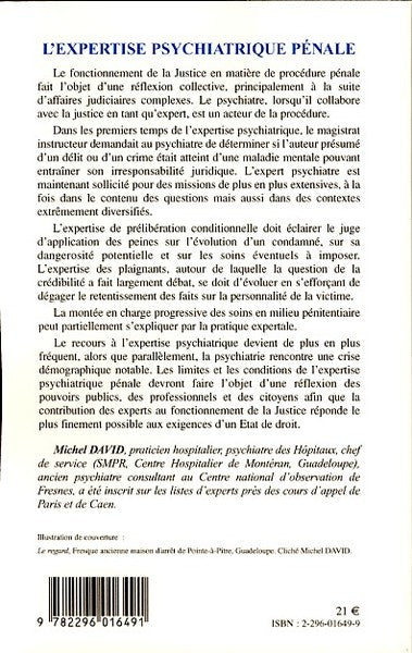 L'expertise psychiatrique pénale
