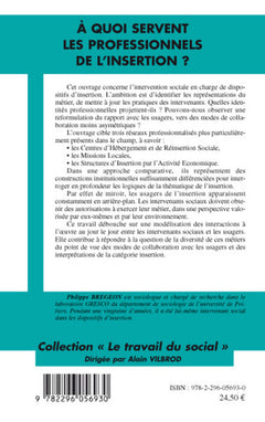 A quoi servent les professionnels de l'insertion ?
