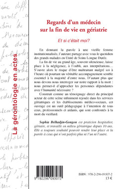 Regards d'un médecin du la fin de vie en gériatrie