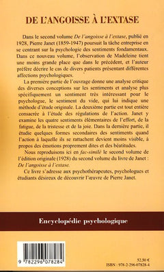 De l'angoisse à l'extase