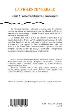 La violence verbale