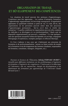 Organisation du travail et développement des compétences