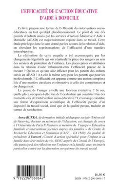 L'efficacité de l'action éducative d'aide à domicile