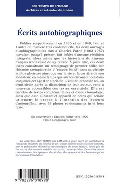 Ecrits autobiographiques