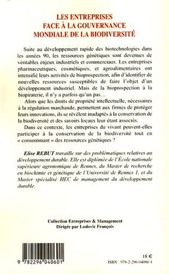 Les entreprises face à la gouvernance mondiale de la biodiversité