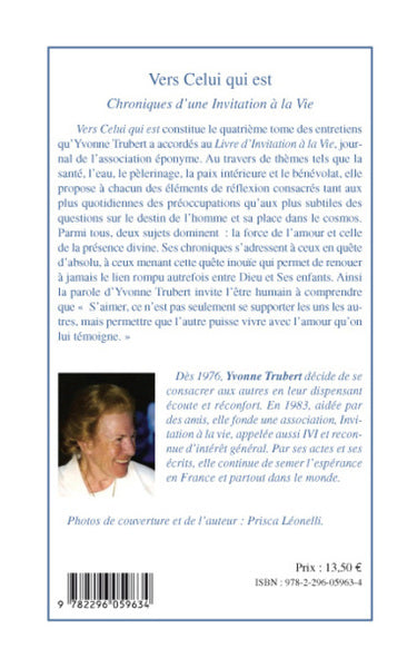 Vers celui qui est: Chroniques d'une invitation à la vie