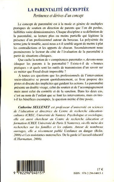 La parentalité décryptée: Pertinence et dérives d'un concept