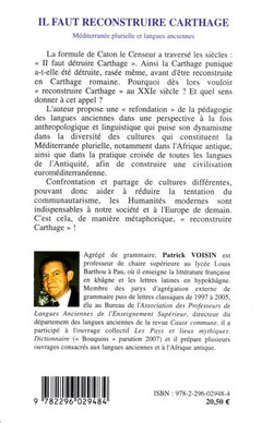 Il faut reconstruire Carthage