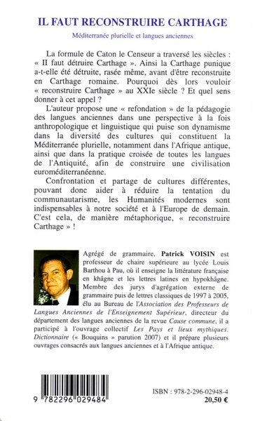Il faut reconstruire Carthage