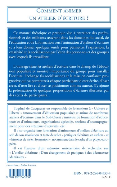 Comment animer un atelier d'écriture