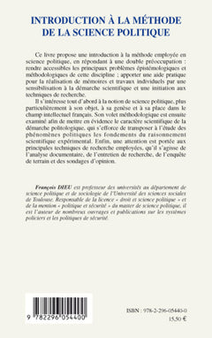 Introduction à la méthode de la science politique