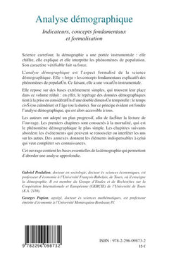 Analyse démographique