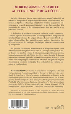 Du bilinguisme en famille au plurilinguisme à l'école