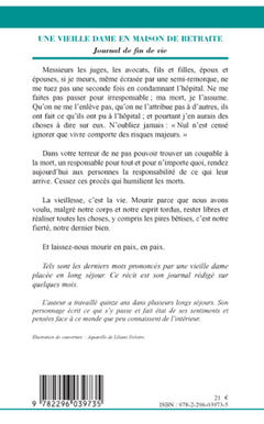 une vieille dame en maison de retraite