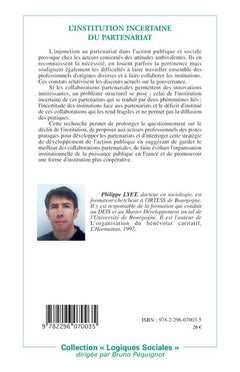 L'institution incertaine du partenariat
