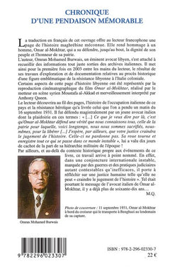 chronique d'une pendaison mémorable