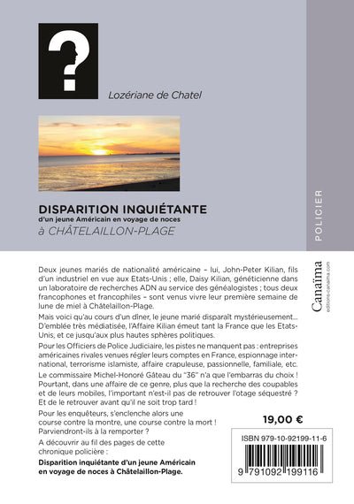 Disparition inquiétante d'un jeune Américain en voyage de noces à Châtelaillon-Plage