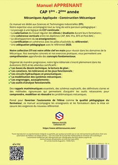 Manuel APPRENANT CAP 1ère et 2ème année