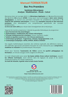 Manuel FORMATEUR Bac Pro Première