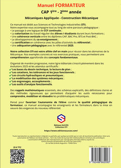 Manuel FORMATEUR CAP 1ère et 2ème année