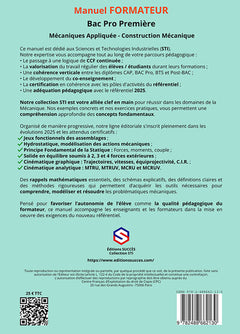 Manuel FORMATEUR Bac Pro Première