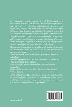 Ordonnances en psychiatrie et pédopsychiatrie 2025, 5e éd.: 128 prescriptions courantes