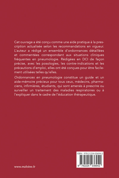 Ordonnances en pneumologie 2025