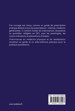 Ordonnances en médecine physique et de réadaptation 2024, édition revue et augmentée