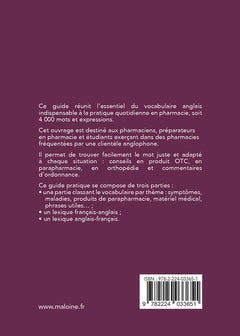 L'anglais à l'officine