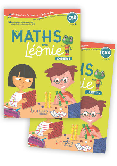 Les Maths avec Léonie CE2 2020 Cahiers de l'élève N°1 et N°2