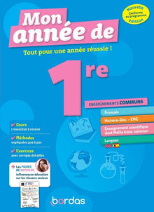 Mon année de 1re - Enseignements communs