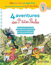 Cocorico Je sais lire ! 1res lectures - 4 aventures P'tites Poules - Niveau 1 - Tome 1