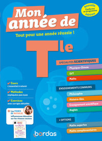 Mon Année de Tle Spécialités Scientifiques Physique-Chimie SVT Maths