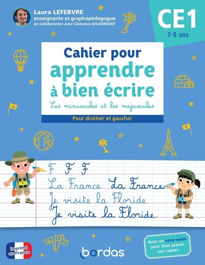Cahier pour apprendre à bien écrire CE1