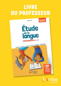 Étude de la langue Collège - 2026 - Livre du professeur