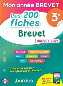 Mon année Brevet - Les 200 fiches Brevet 3e