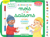 Les livres-ardoises - Je découvre les mois et les saisons