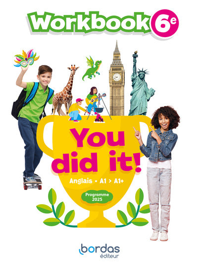 You did it! - Anglais 6e - 2025 - Workbook - Elève