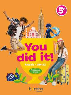 You did it! - Anglais 5e - 2026 - Manuel - élève