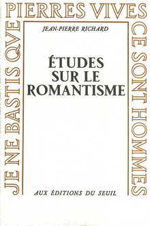 Etudes sur le romantisme