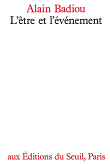 L'être et l'événement