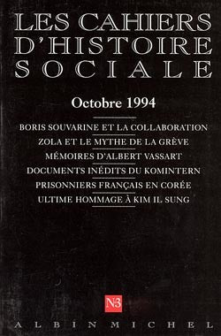 Cahiers d'histoire sociale