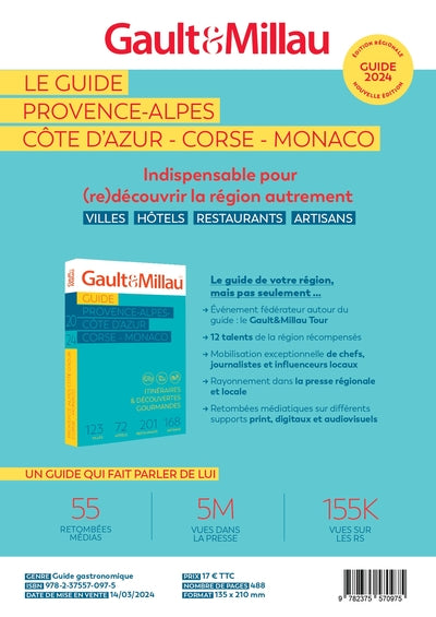 Guide Provence - Alpes Côte d'Azur - Corse et Monaco 2024