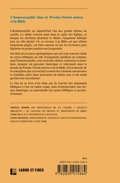 L'homosexualité dans le Proche-Orient ancien et la Bible