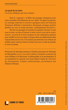 Au pied de la lettre