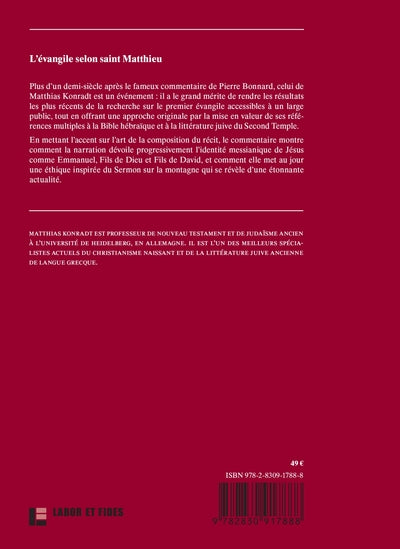 L'évangile selon saint Matthieu