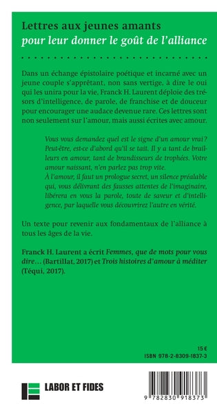 Lettres aux jeunes amants pour leur donner le goût de l'alliance